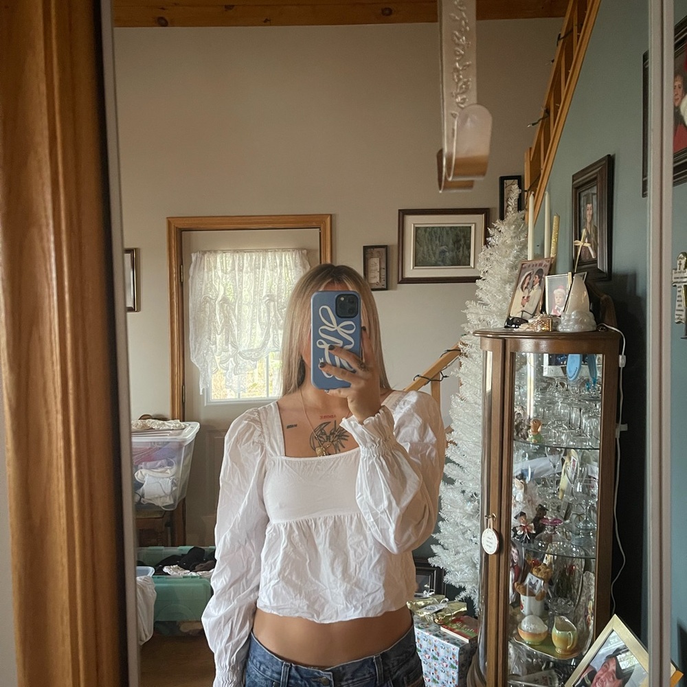 White H&M Women's Top